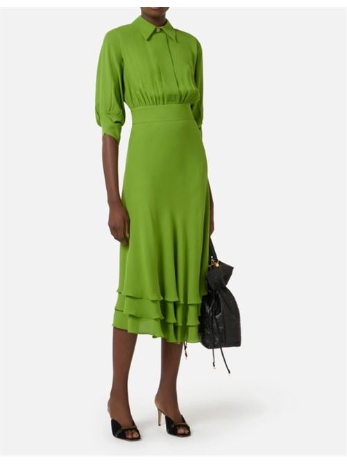 Abito in georgette di viscosa ELISABETTA FRANCHI | AB92361E2.EV3